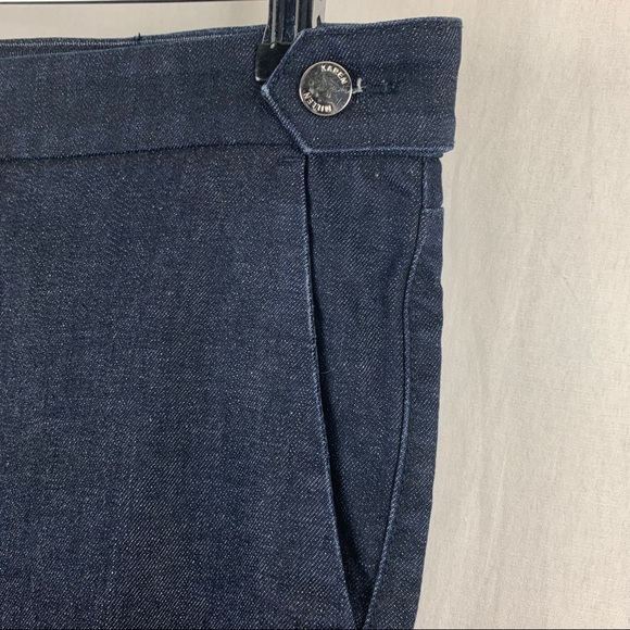 Karen Millen Dark Wash Capri Denim Trouser 8 - Picture 4 of 9